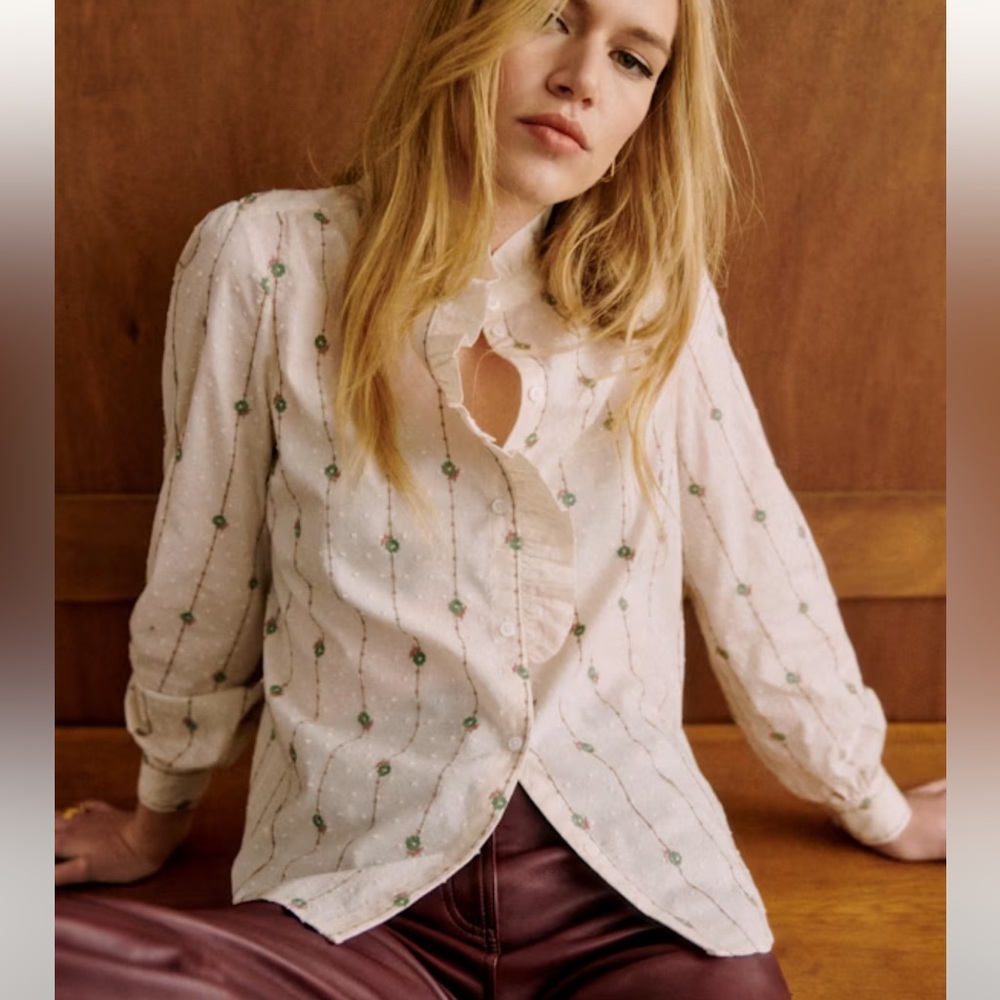 NWT Sezane Chlo Shirt